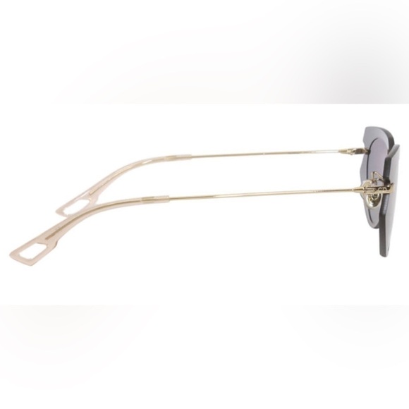 CHRISTIAN Dior Cat Eye 
DiorAttitude2 Gray Gold 53-19 140 lightweight - Picture 4 of 16